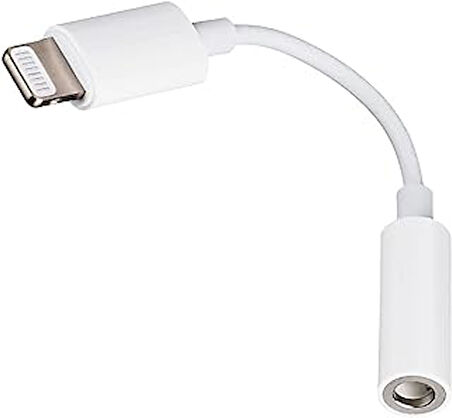 Enfein Apple İphone İle Uyumlu Lightning To 3.5Mm Aux Dönüştürücü Adaptör Iphone İçin Kulaklık Dönüş