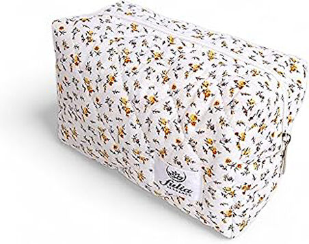 Makyaj Çantası | Makeup Bag | Kapitone Bakım Seyahat Kozmetik Çantası