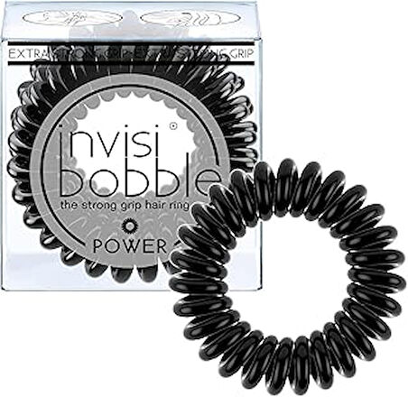 Invisibobble Power Siyah 3Lü Saç Tokası