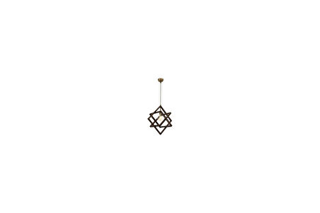 Avonni Av-60160-1E Eskitme Kaplama Modern Avize, E27, Ahşap, Metal, 30 Cm