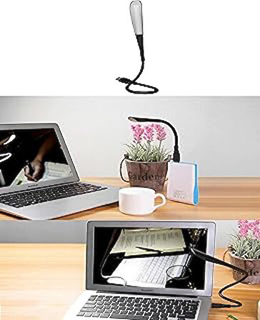Kyrotech 3 Mod Seviyeli Dokunmatik Usb Led Masa Çalışma Kitap Okuma Lambası Pc Gece Lambası Beyaz 14