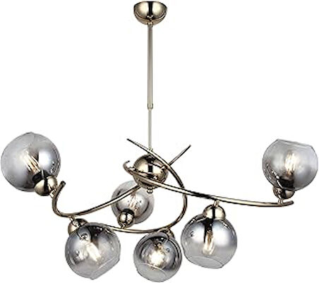 Lucea HEDRA 6 LI ALTIN SARKIT AVİZE 6XE27