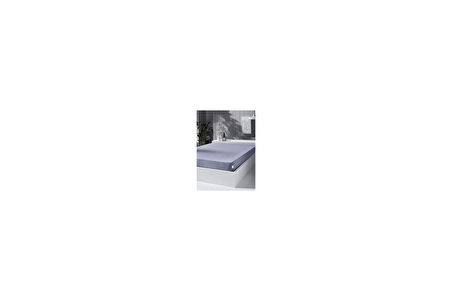 Kobehome Örme Penye Lastikli Çarşaf, Battal Çift Kişilik, Açık Gri, Pamuk-Elastan 230G/M2