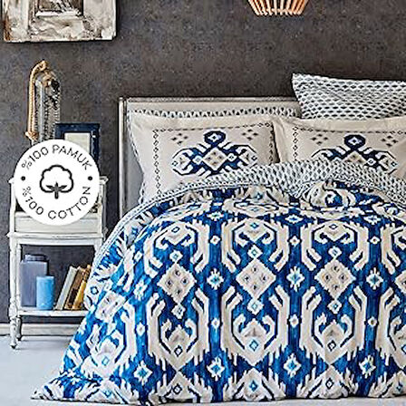 Home Neos Mavi Çift Kişilik Nevresim Takımı
