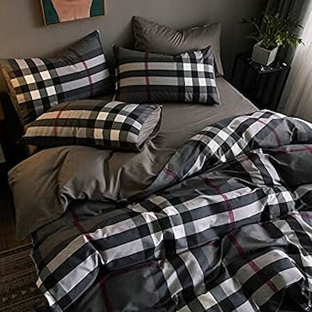 Mulberry Nevresim Takımı Çarşafı Lastikli Çift Kişilik Çift Taraflı