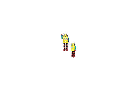 Decotown Nostaljik Sevimli Uzaylı Robot Şeklinde Figür Biblo