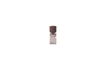 Eja International Kristal Mum Tutucu, Krom, 4X4X11 Cm