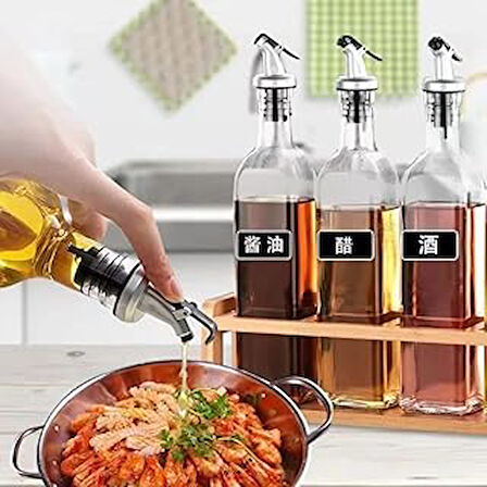 Ti̇neke Şişe Başlığı Servis Yağdanlık Aparatı | Yağdanlık Şişe Ucu Servis Aparatı Sosluk Aparatı 3 A