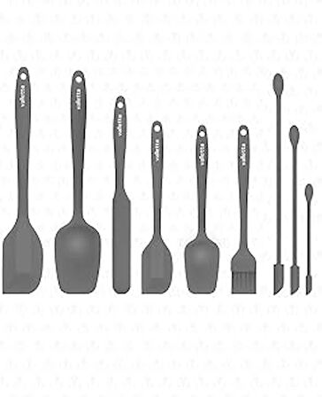 Valletta Vlt1178 Drongo 9'Lu Spatula Set Gri̇