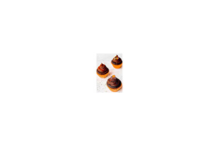 Trend Hediye Sepeti Takribi 200 Adet Mini Boy Turuncu Truff Çikolata Kağıdı, Lokum Kağıdı, Muffin Ke