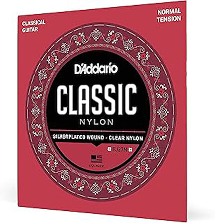 D'Addario EJ27N 4/4 Normal Tension Klasik Gitar Teli