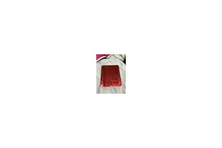 bisaccia Kırmızı Tek Renk Lüx Hediye Paketi Metalize Poşet Bantlı Red Gift Wrap 11x12 Cm 50li