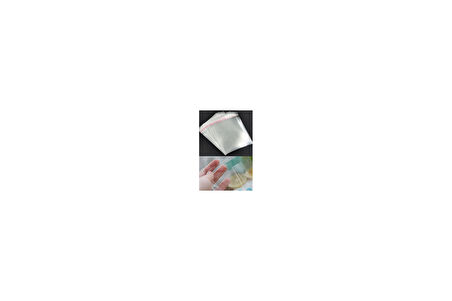 Şeffaf Bantlı Jelatin Poşet, Çeyiz Poşeti 20 * 30 Cm 50 Adet