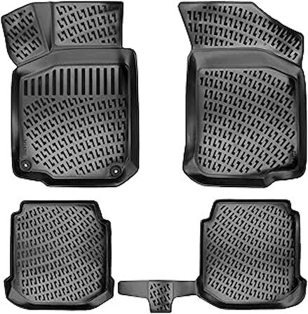 Rizline Seat Leon 1998-2004 Uyumlu 3D Havuzlu Paspas