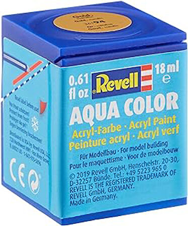 Revell - Su Bazlı Maket Boyası Altın Metalik 18 Ml (36194)