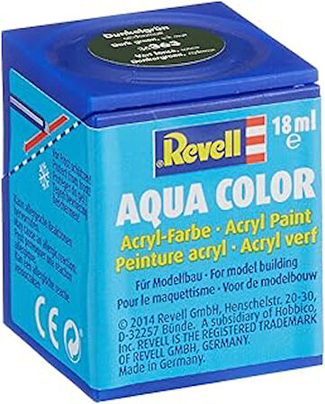 Revell - Su Bazlı Maket Boyası Koyu Yeşil 18 Ml