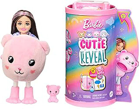 Cutie Reveal Bebekler Chelsea Sevimli Kostümler Serisi - Ayıcık