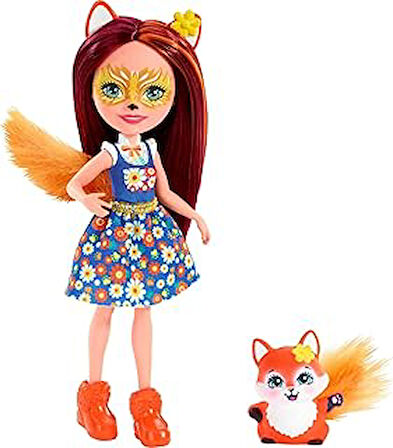 Enchantimals Ana Karekter Bebekler - Sevimli Tilki ve Flick, 4 yaş ve üzeri, FXM71