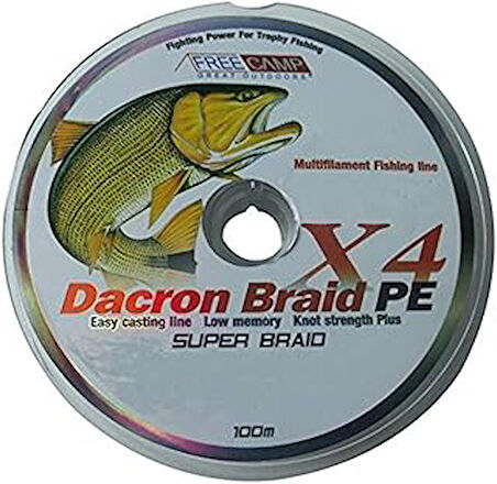 Free Camp Dakron 12 Braid 100 M, 0.37 Mm Olta Misinası