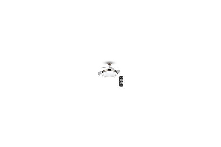 Atlas Dc Fan Ceiling Tavan Vantilatörlü Armatür, Açılır/Kapanır Kanatlı, Kumandalı, Sarı/Beyaz Işık