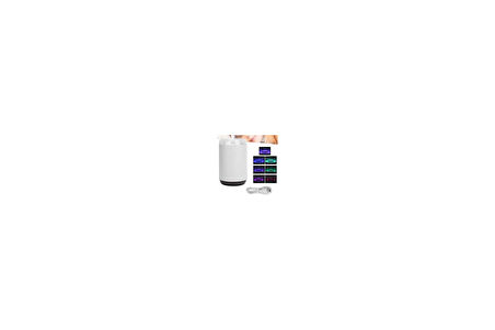 Rgb Işıklı Taşınabilir 255ml Hava Ortam Nemlendirici, Odaları İçin İdeal Yedek Filtreli