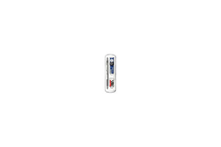 Scrikss Office Graphx 3'lü Set Mekanik Kurşun Kalem Silgi Min Saten Gri 0.7 Mm