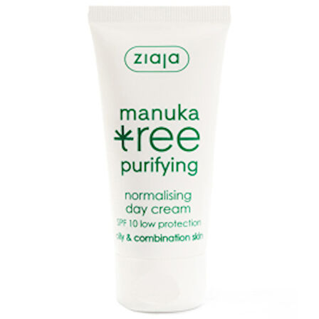 Ziaja Manuka Tree Purifying Normalising Day Cream SPF 10 - Manuka Gündüz Kremi 50ml