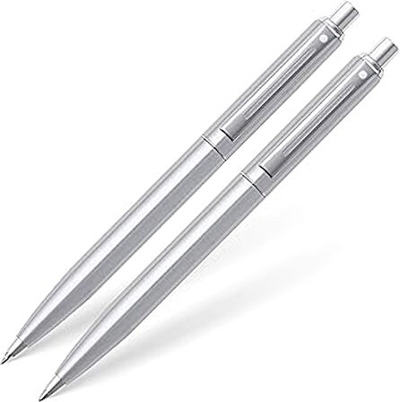 Sheaffer 323-9 Sentinel Tükenmez Kalem & Versatil Kalem Set Krom