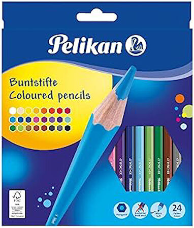 Pelikan Kuru Boya Kalemi 24lü Kutu