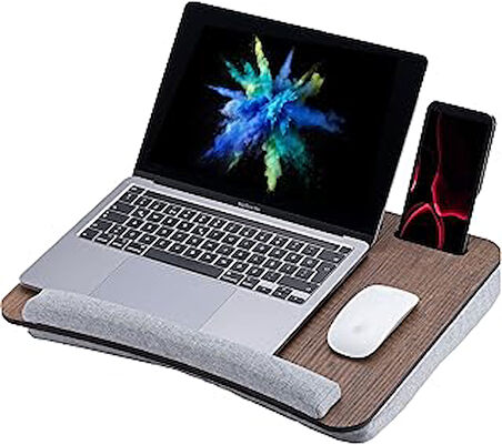 Vigo Wood - LS011 Minderli 13" ve 15.6" Laptop Sehpası