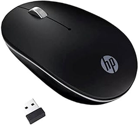 Hp S1500 Kablosuz Usb Mouse 1600 Dpi Siyah Sessiz