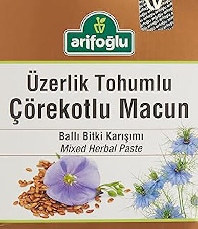 Üzerlik Tohumlu Çörekotlu Macun 450 gr