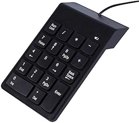 PrimeX Plus PX-1864 Usb 2.0 Siyah Numerik Klavye Keypad Kablolu