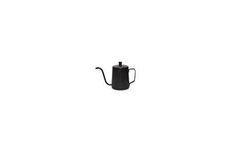 Ev Baristası Kahve Gooseneck Kettle - Çelik Kahve Demleme Dripper Kettle - Paslanmaz Çelik - 600 ml