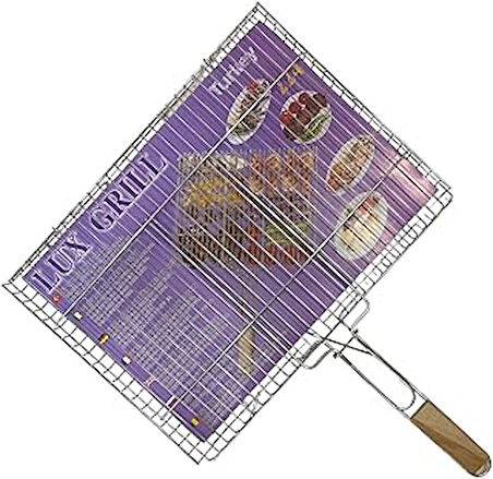 Feronya Paslanmaz Çelik Mangal Izgarası, Galvaniz Mangal Teli, Lezzetli Mangal Keyfi İçin İdeal Seçim! 47cm*35cm*62cm