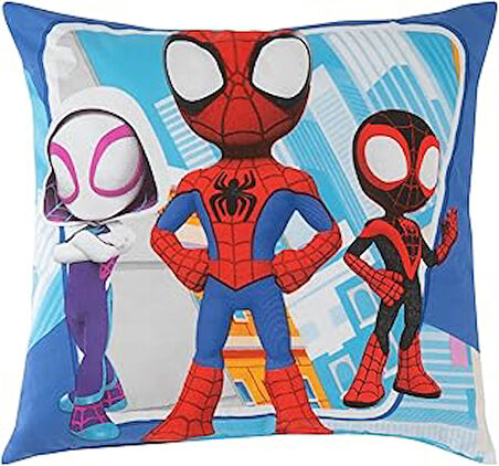 Lisanslı Dh Spidey And Friends Kırlent Çok Renkli Çocuk