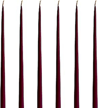 Petekoğlu Balmumu Mum 35Cm Konik Şamdan Mumu Doğal Petek Beeswax Candle