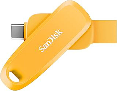 Sandisk Phone Drive 256GB Android Uyumlu USB 3.2 Gen 1 Flash Bellek Yellow Daffodil SDDDC6-256G-G46YD