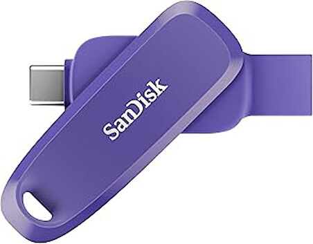 Sandisk Phone Drive 128GB Android Uyumlu USB 3.2 Gen 1 Flash Bellek Purple Opulence - SDDDC6-128G-G46PO