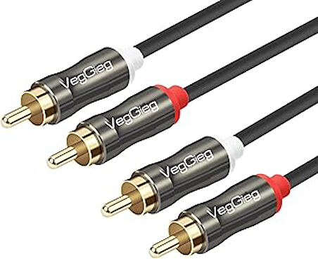 2 RCA to 2 RCA Ses Kablosu 3 Metre