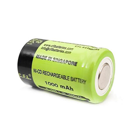 CFL N-1000 Şarjlı Matkap Pili 1.2 Volt 1000 Mah Ni-Cd