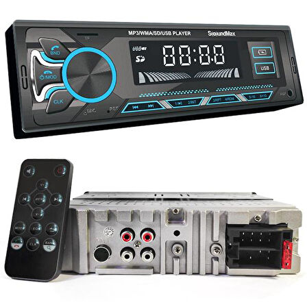 SX-MX7G Oto Teyp 4X50 Watt Bluetooth Mobil Aplikasyon 2Xusb Sd Fm Aux