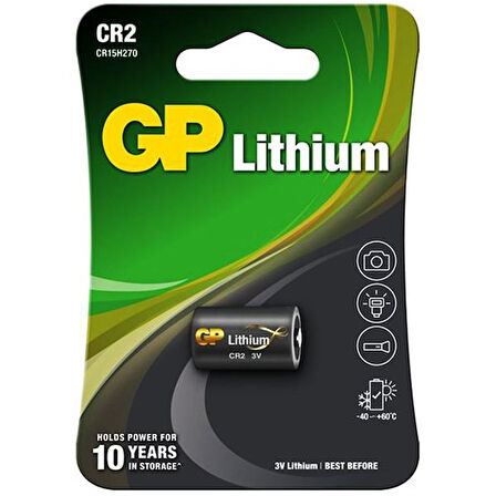 GP CR2E-2UE1 3 VOLT LİTYUM FOTOĞRAF MAKİNESİ PİLİ