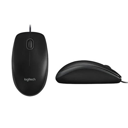 MK120 USB Q SİYAH KABLOLU KLAVYE+MOUSE SET