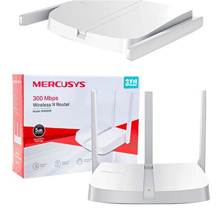 MERCUSYS MW305R 300 MBPS 3 ANTENLİ WIFI-N ROUTER ACCESS POINT