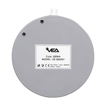 VEA VE-G605Y 5Lİ ANAHTARLI 1.5 METRE GRUP PRİZ