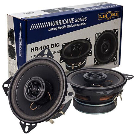 Leone Hr-100 Big 10 Cm Tweeterlı 3 Yollu 2'Li Takım Hoparlör