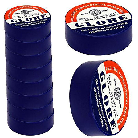 Globe 0.13Mmx19Mm İzole Bant 10'Lu Lacivert