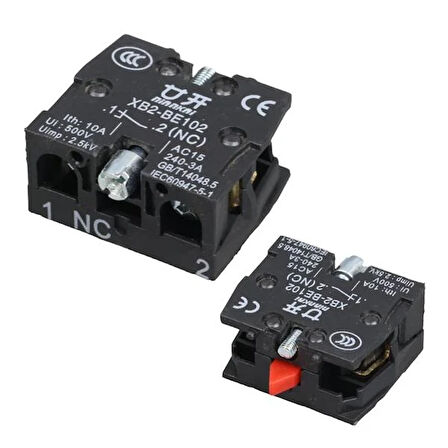 Lay5-Be102 22 Mm Kontak Blok Kırmızı