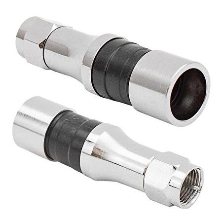 Erkek Sıkmalı Rg11 F Konnektör Compressıon Ctf111 Boğazlı İğneli